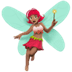 🧚🏽‍♀️ woman fairy: medium skin tone display on Apple